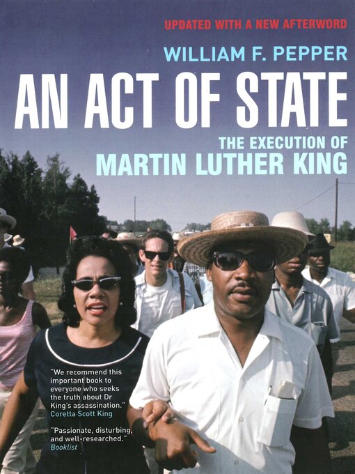 Title details for An Act of State: the Execution of Martin Luther King by William F. Pepper - Available